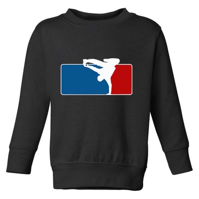 Hip Hop Bboy Breakdance Pose Street Dance Popping Toddler Sweatshirt