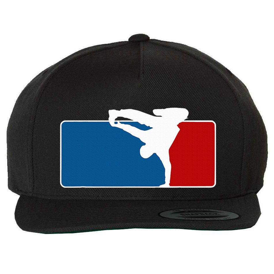 Hip Hop Bboy Breakdance Pose Street Dance Popping Wool Snapback Cap