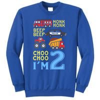 Honk Honk Beep Beep Coo Choo I'm 2 Birthday Kids Apparel Gift Sweatshirt