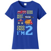 Honk Honk Beep Beep Coo Choo I'm 2 Birthday Kids Apparel Gift Women's T-Shirt