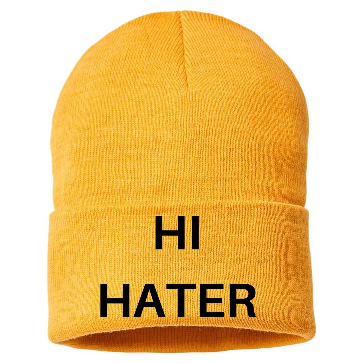 Hi Hater Bye Hater Sustainable Knit Beanie