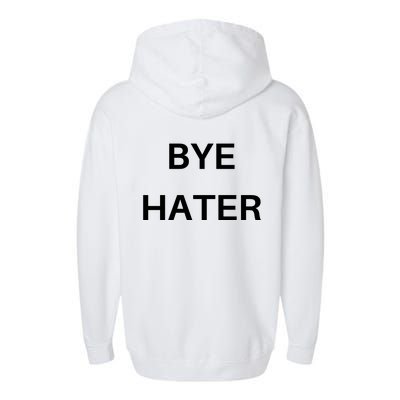 Hi Hater Bye Hater Garment-Dyed Fleece Hoodie