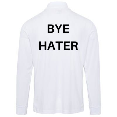 Hi Hater Bye Hater Performance Long Sleeve Polo