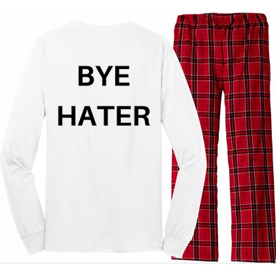 Hi Hater Bye Hater Long Sleeve Pajama Set