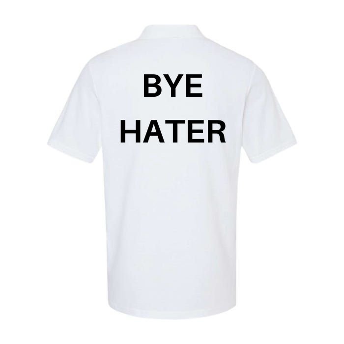 Hi Hater Bye Hater Softstyle Adult Sport Polo