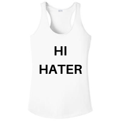 Hi Hater Bye Hater Ladies PosiCharge Competitor Racerback Tank