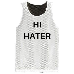 Hi Hater Bye Hater Mesh Reversible Basketball Jersey Tank