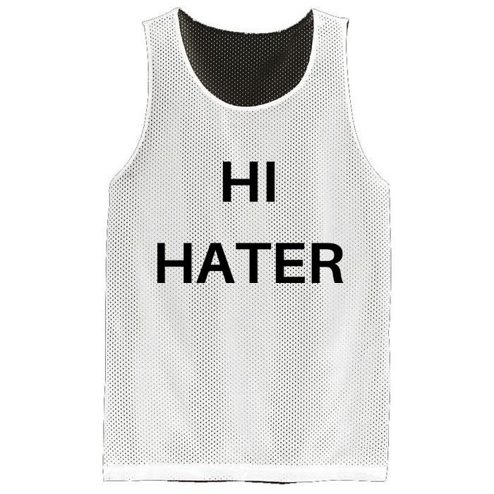 Hi Hater Bye Hater Mesh Reversible Basketball Jersey Tank