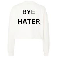 Hi Hater Bye Hater Cropped Pullover Crew