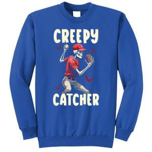 Happy Halloween Baseball Spooky Catcher Trick Or Treat Gift Sweatshirt