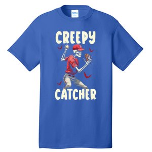 Happy Halloween Baseball Spooky Catcher Trick Or Treat Gift Tall T-Shirt