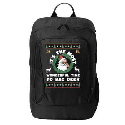 Holiday Hunting Bag with Festive Deer City Backpack