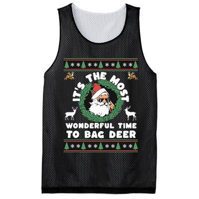 Holiday Hunting Bag with Festive Deer Mesh Reversible Basketball Jersey Tank