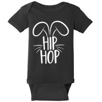 Hip Hop Bunny Funny Easter Baby Bodysuit