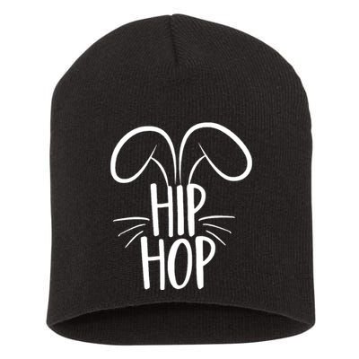 Hip Hop Bunny Funny Easter Short Acrylic Beanie