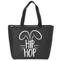 Hip Hop Bunny Funny Easter Zip Tote Bag
