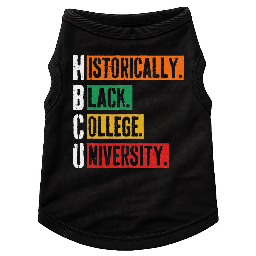 Hbcu Historically Black College University Black History Doggie Tank