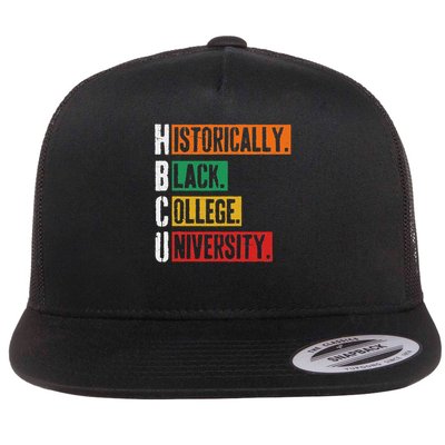 Hbcu Historically Black College University Black History Flatbill Hat