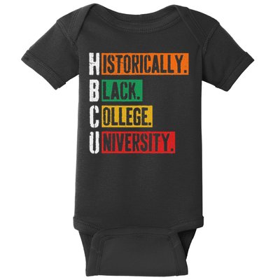 Hbcu Historically Black College University Black History Baby Bodysuit
