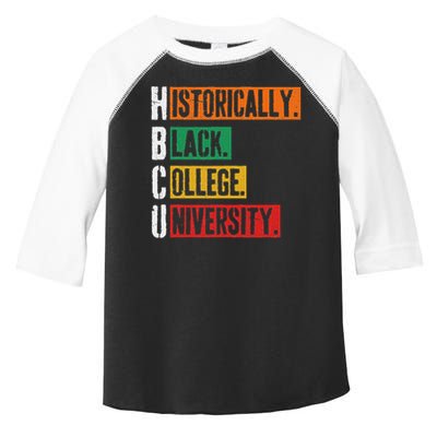 Hbcu Historically Black College University Black History Toddler Fine Jersey T-Shirt