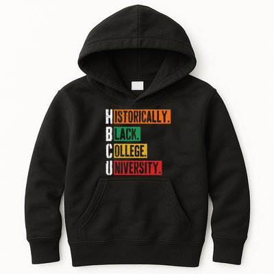 Hbcu Historically Black College University Black History Kids Hoodie