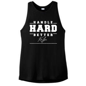 Handle Hard Better Ladies PosiCharge Tri-Blend Wicking Tank