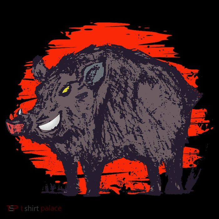 Hog Hunting Boar Wild Hog Flatbill Hat