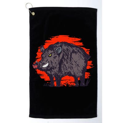 Hog Hunting Boar Wild Hog Golf Towel