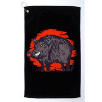 Hog Hunting Boar Wild Hog Golf Towel