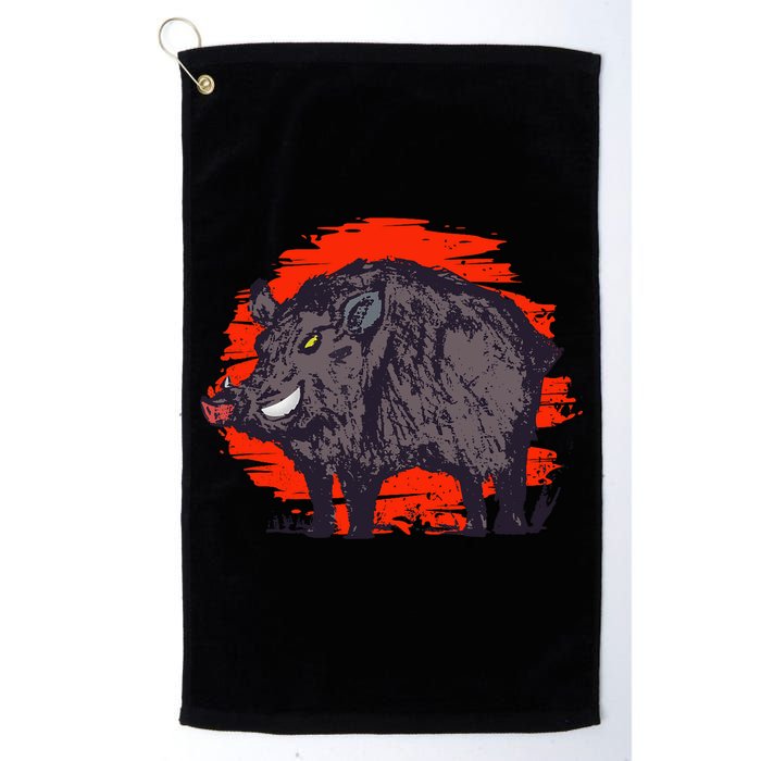 Hog Hunting Boar Wild Hog Golf Towel