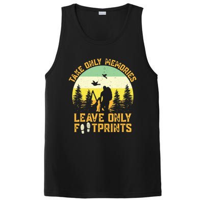 Hiking Hike Backpacking Nature Leave Only Footprints PosiCharge Competitor Tank