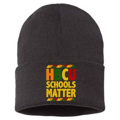 HBCU Humbled Blessed Creative Unique Sustainable Knit Beanie