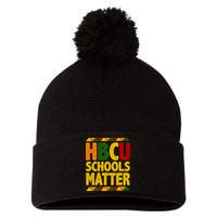HBCU Humbled Blessed Creative Unique Pom Pom 12in Knit Beanie