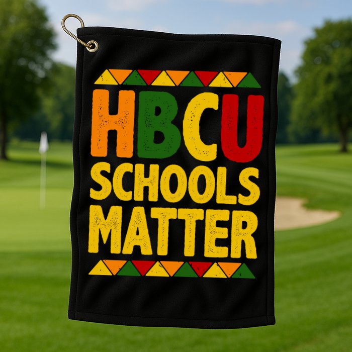 HBCU Humbled Blessed Creative Unique Golf Towel