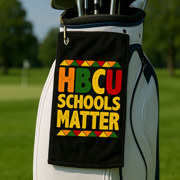 HBCU Humbled Blessed Creative Unique Golf Towel