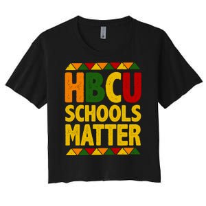 HBCU Humbled Blessed Creative Unique Women's Crop Top Tee