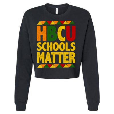 HBCU Humbled Blessed Creative Unique Cropped Pullover Crew