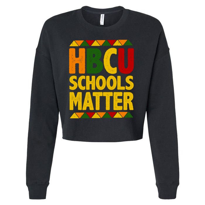 HBCU Humbled Blessed Creative Unique Cropped Pullover Crew