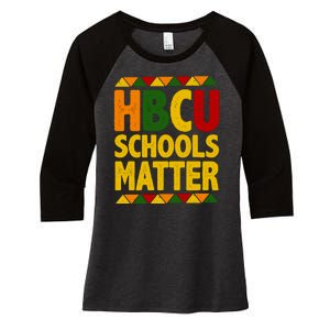 HBCU Humbled Blessed Creative Unique Women's Tri-Blend 3/4-Sleeve Raglan Shirt