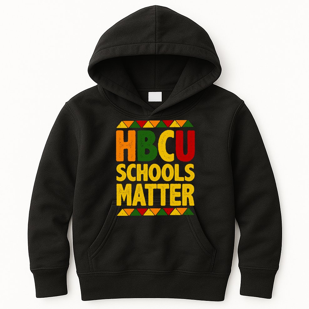 HBCU Humbled Blessed Creative Unique Kids Hoodie