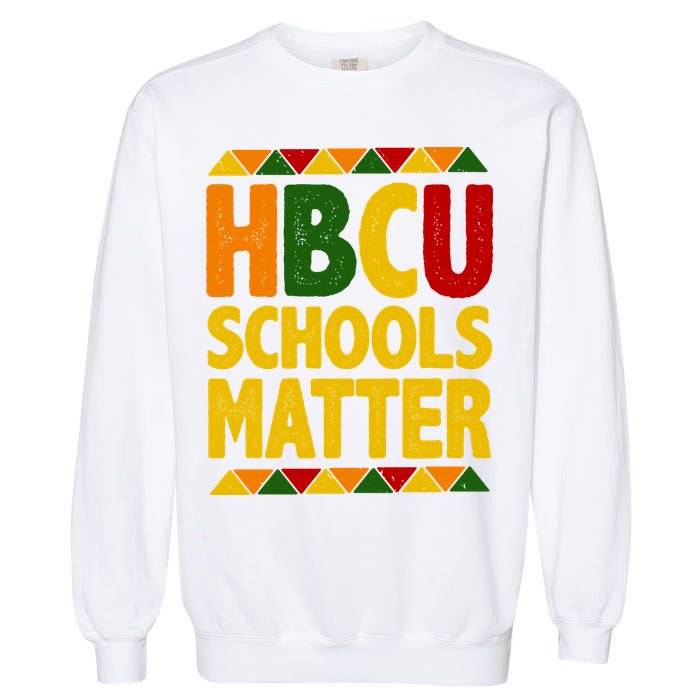 HBCU Humbled Blessed Creative Unique Garment-Dyed Sweatshirt