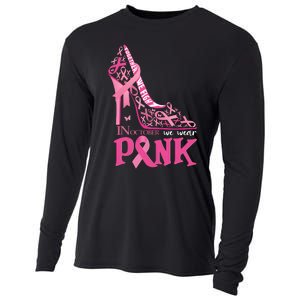 High Heel Breast Cancer Awarenes Cooling Performance Long Sleeve Crew