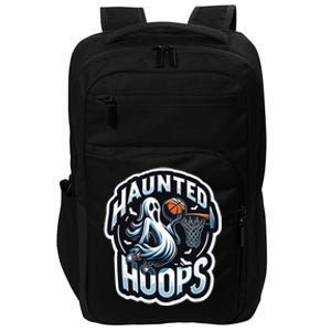 Haunted Hoops Basketball Costume Funny 2024 Halloween Impact Tech Backpack