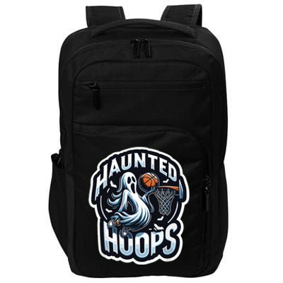 Haunted Hoops Basketball Costume Funny 2024 Halloween Impact Tech Backpack