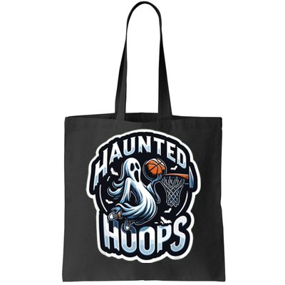 Haunted Hoops Basketball Costume Funny 2024 Halloween Tote Bag