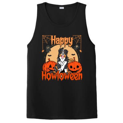 Happy Howloween Bernese Mountain Dog Lover Halloween Funny Gift PosiCharge Competitor Tank