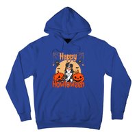 Happy Howloween Bernese Mountain Dog Lover Halloween Funny Gift Hoodie