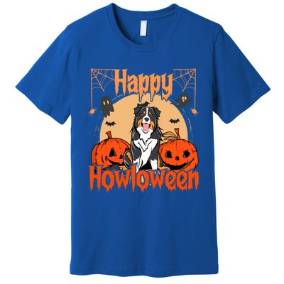 Happy Howloween Bernese Mountain Dog Lover Halloween Funny Gift Premium T-Shirt