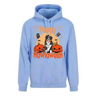 Happy Howloween Bernese Mountain Dog Lover Halloween Funny Gift Unisex Surf Hoodie