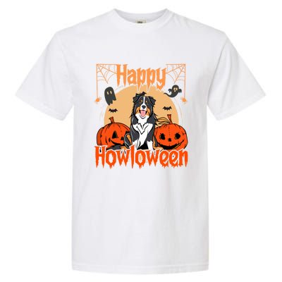 Happy Howloween Bernese Mountain Dog Lover Halloween Funny Gift Garment-Dyed Heavyweight T-Shirt